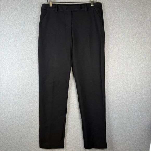 Trina Turk Womens Size 6 Dress Pants Lsacks Black Pockets Straight Leg Stretch - Picture 1 of 8
